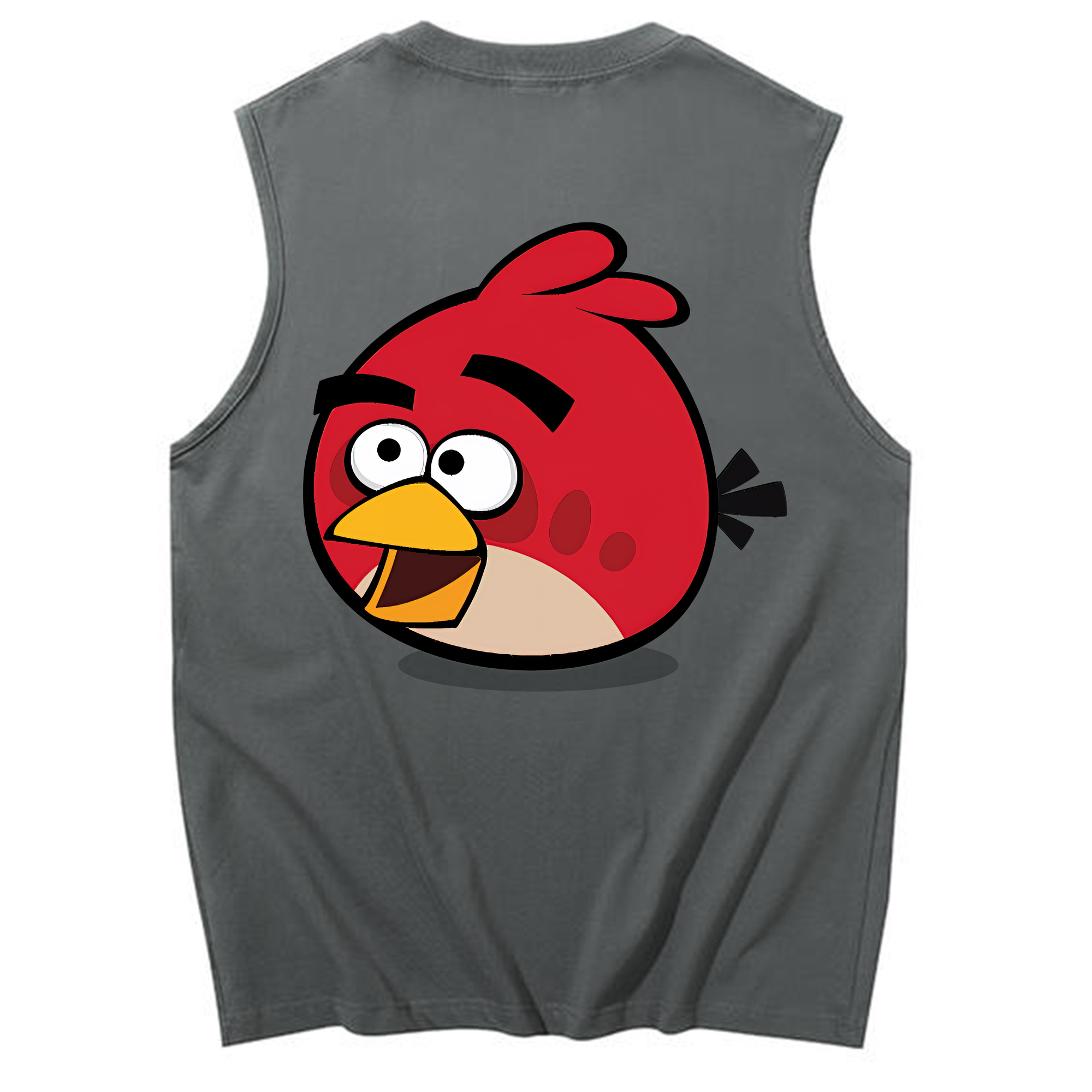 （画像用） Angry Birds アングリーバード コットン100％タンクトップ（背面プリント）